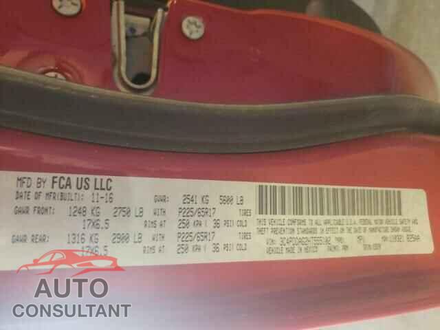 DODGE JOURNEY 2017 - 3C4PDDAG2HT555102