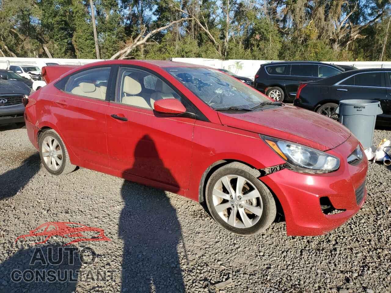 HYUNDAI ACCENT 2012 - KMHCU4AE2CU182005