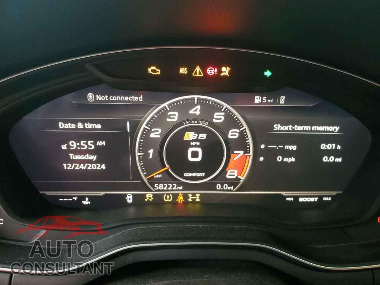 AUDI S5/RS5 2018 - WAUC4CF53JA021648