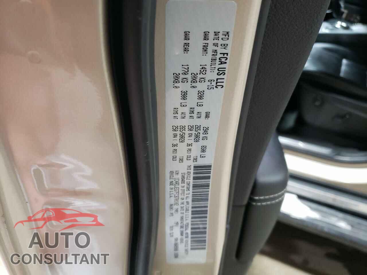 DODGE DURANGO 2015 - 1C4RDJEG7FC870102