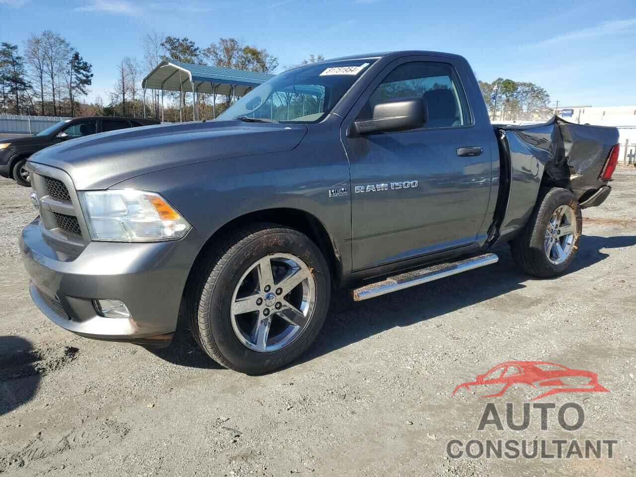 DODGE RAM 1500 2012 - 3C6JD6AT9CG279864