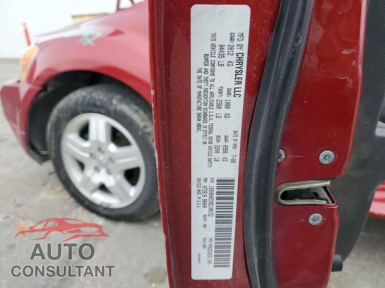 DODGE CALIBER 2009 - 1B3HB48CX9D108152