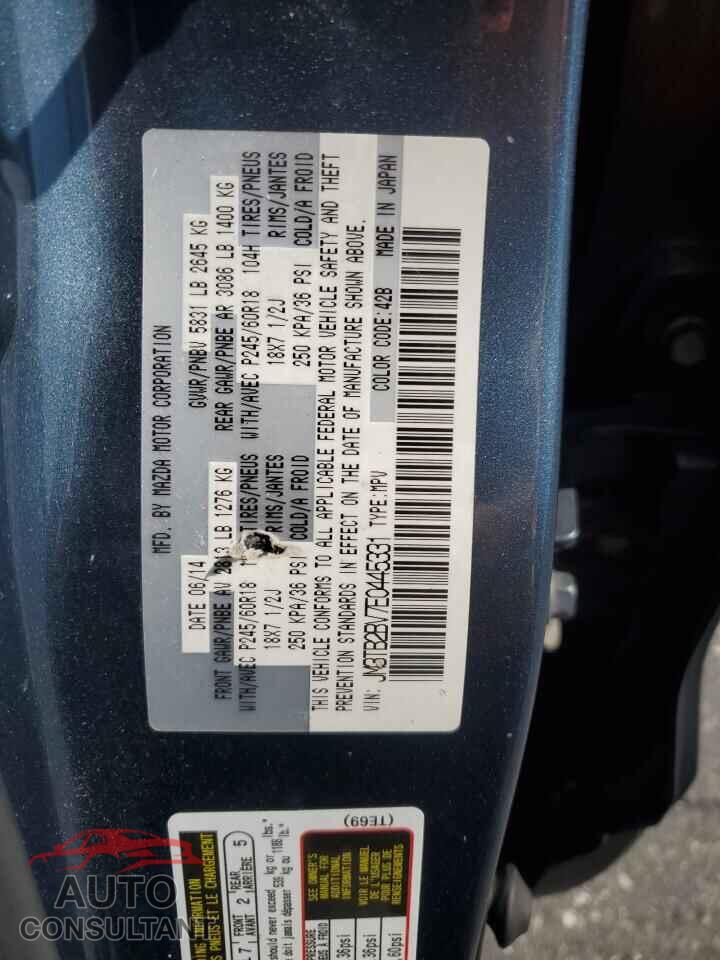 MAZDA CX-9 2014 - JM3TB2BV7E0445331
