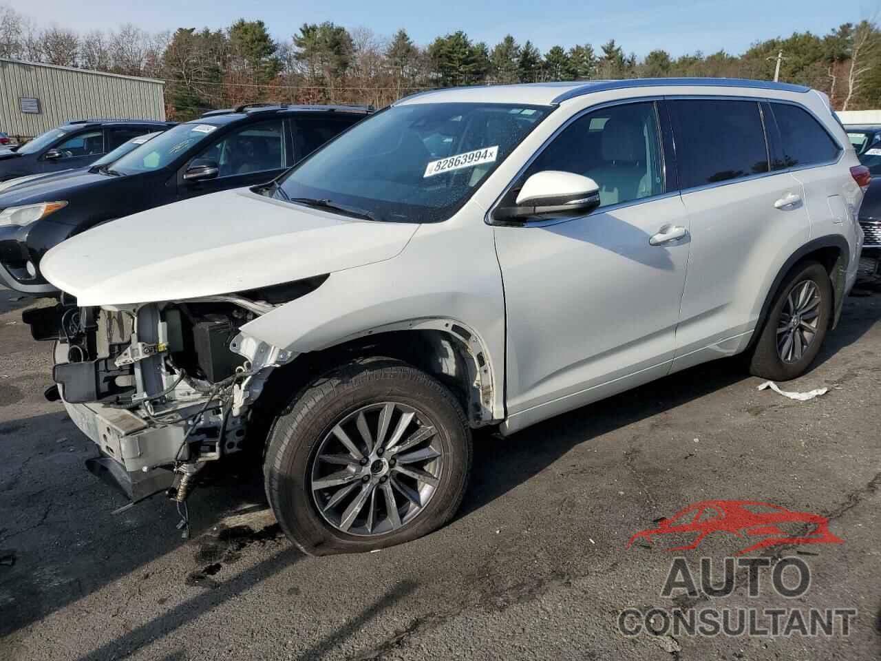 TOYOTA HIGHLANDER 2018 - 5TDJZRFH6JS838706