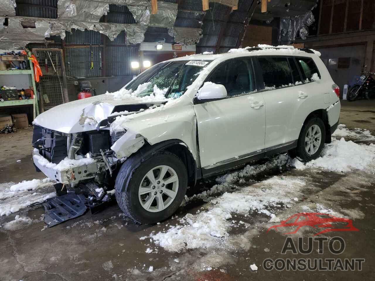 TOYOTA HIGHLANDER 2013 - 5TDBK3EH9DS249418