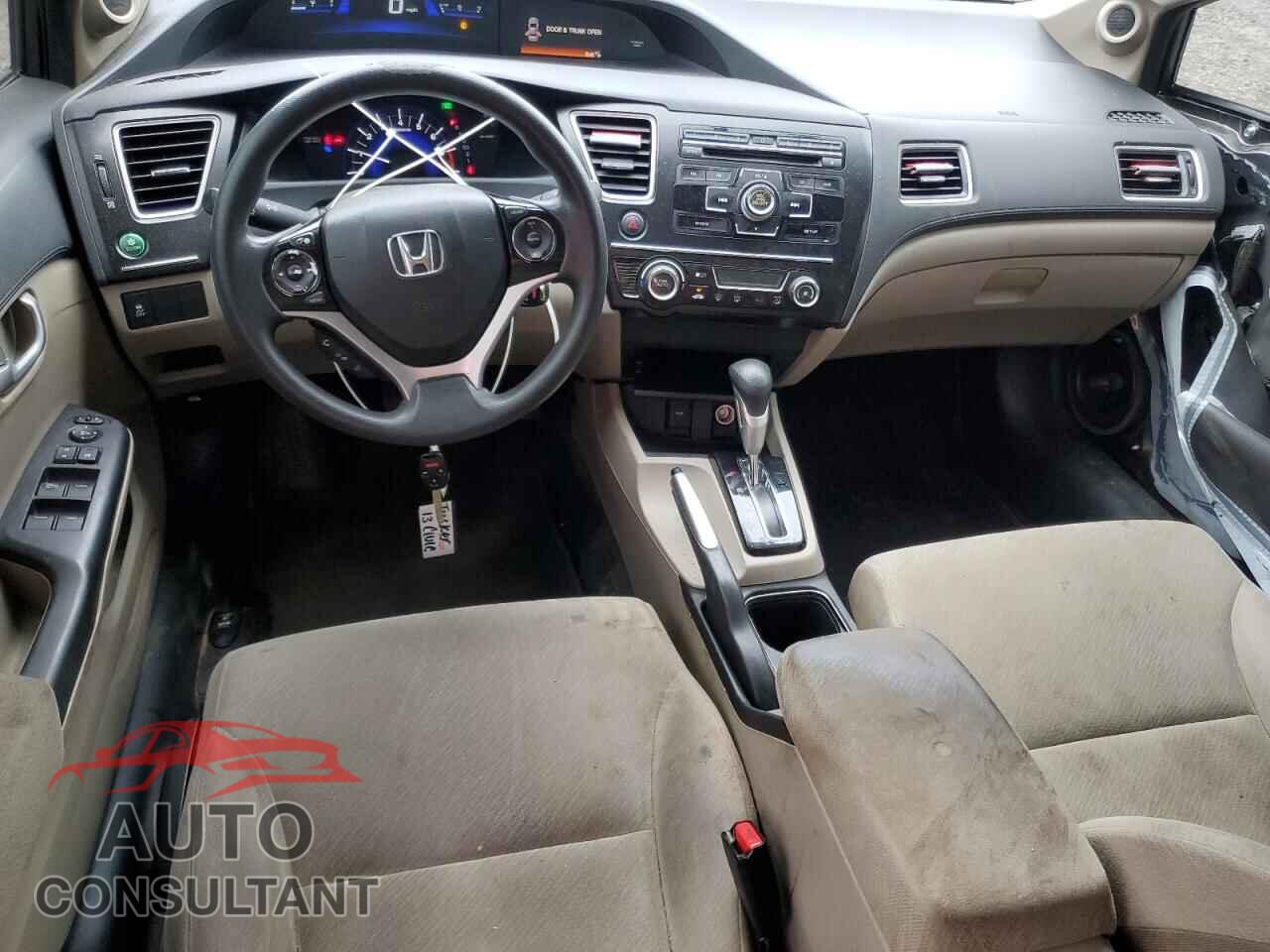 HONDA CIVIC 2013 - 19XFB2F89DE076844