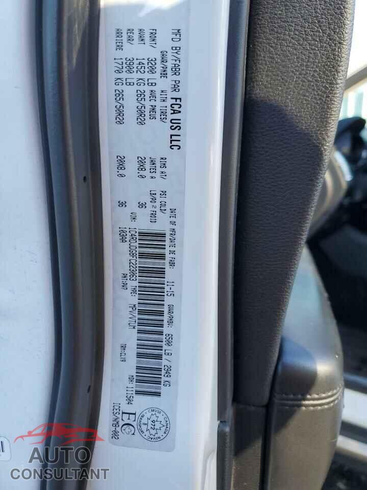 DODGE DURANGO 2015 - 1C4RDJDG8FC223063