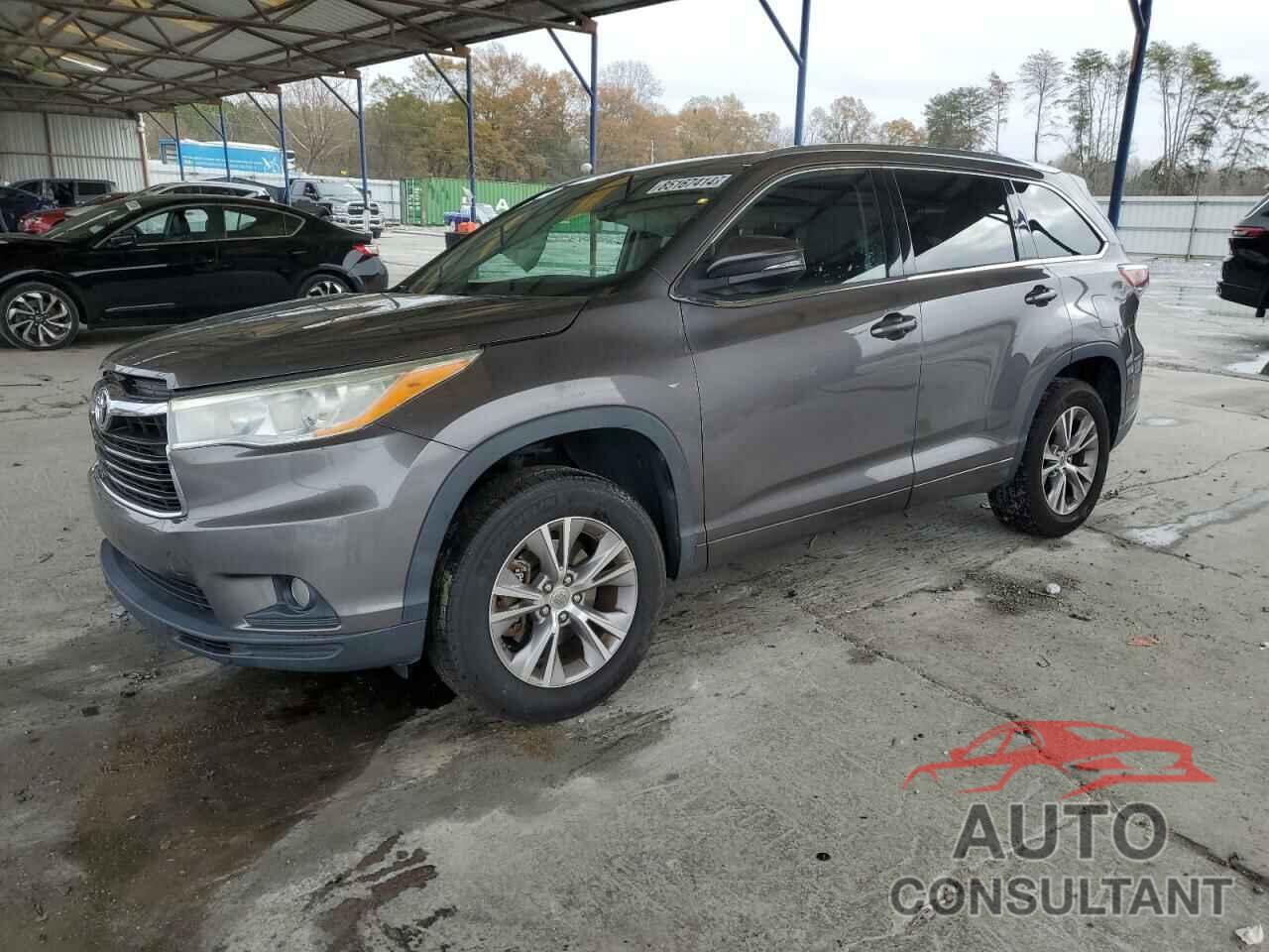 TOYOTA HIGHLANDER 2014 - 5TDKKRFH5ES025923