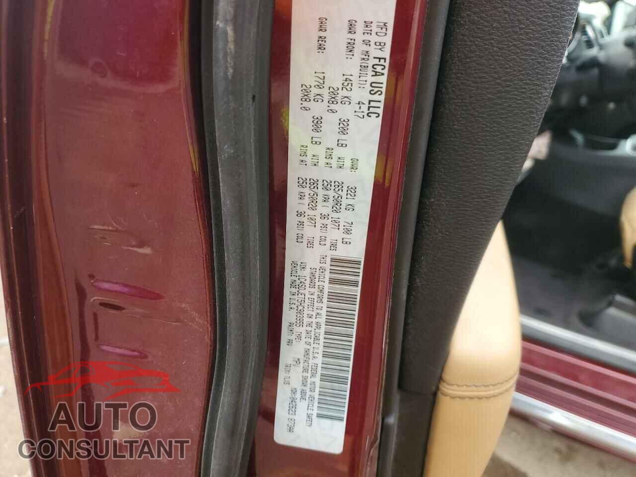 DODGE DURANGO 2017 - 1C4SDJET5HC903955