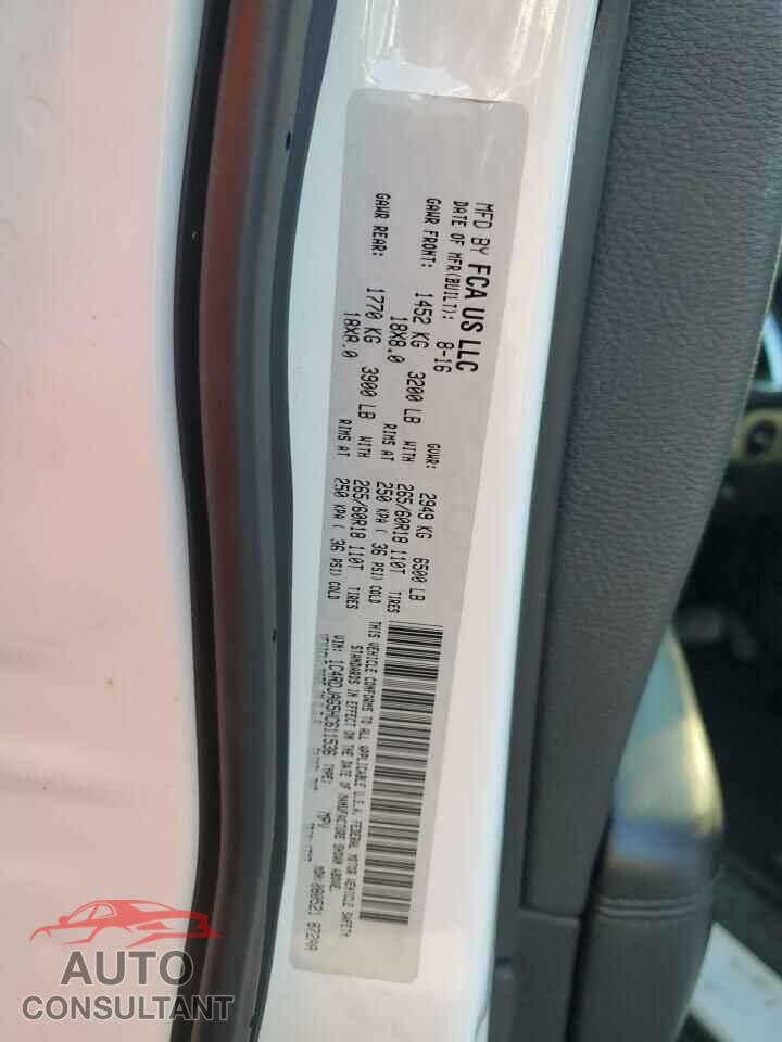 DODGE DURANGO 2017 - 1C4RDJAG5HC611536