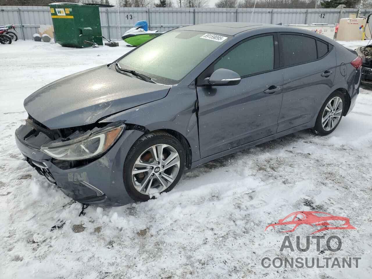 HYUNDAI ELANTRA 2017 - KMHD84LF8HU190020