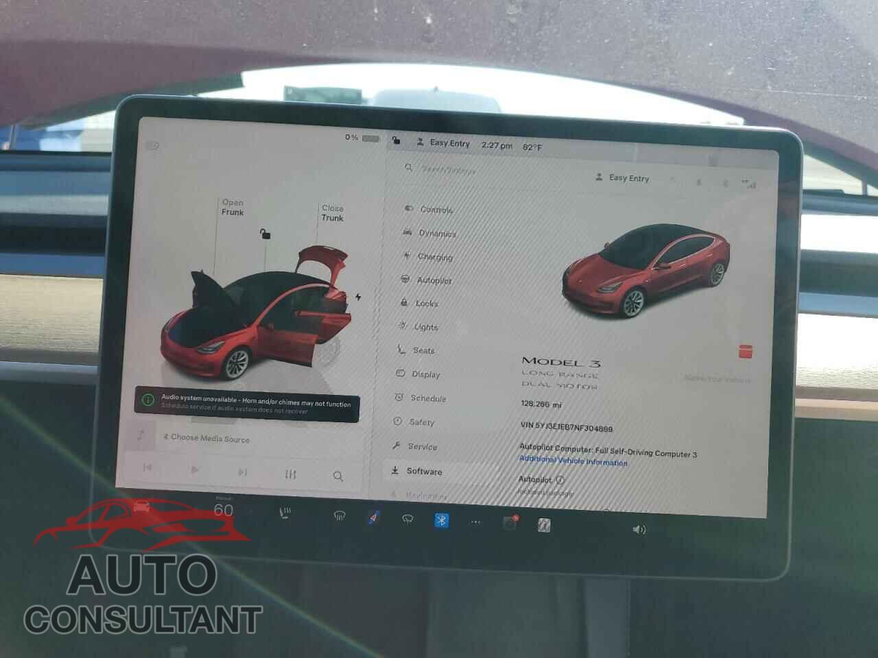 TESLA MODEL 3 2022 - 5YJ3E1EB7NF304899