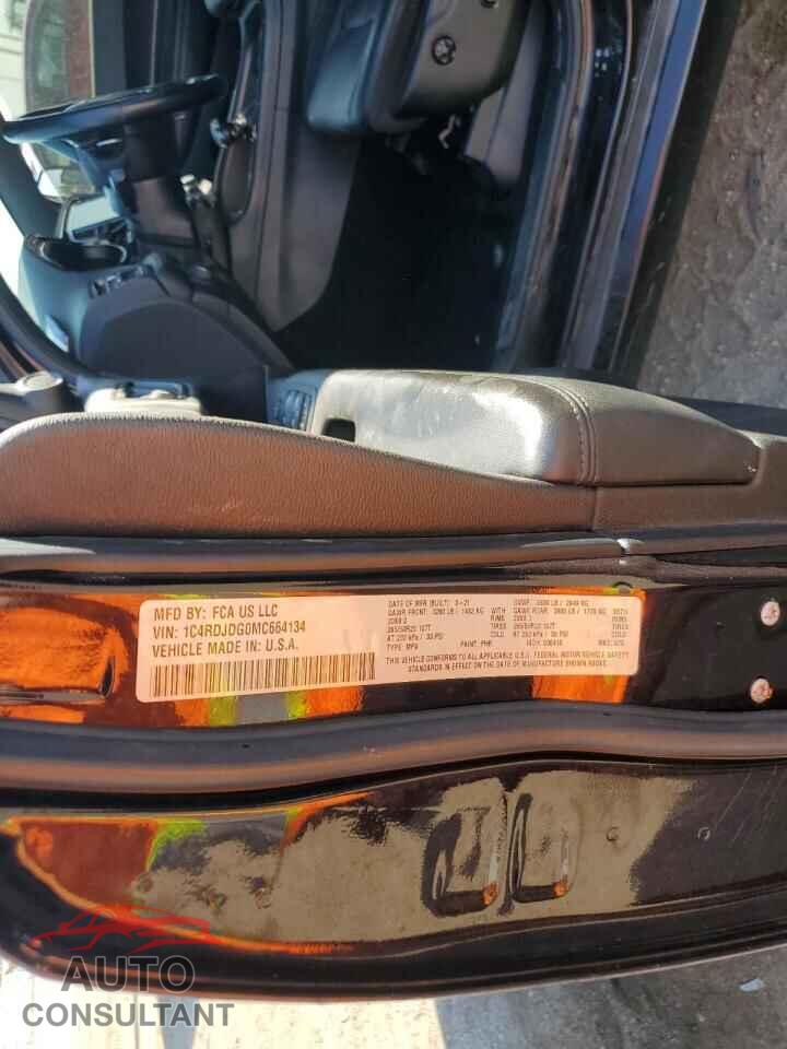 DODGE DURANGO 2021 - 1C4RDJDG0MC664134