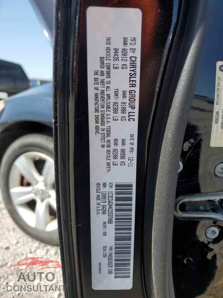 DODGE CALIBER 2012 - 1C3CDWDA4CD537088