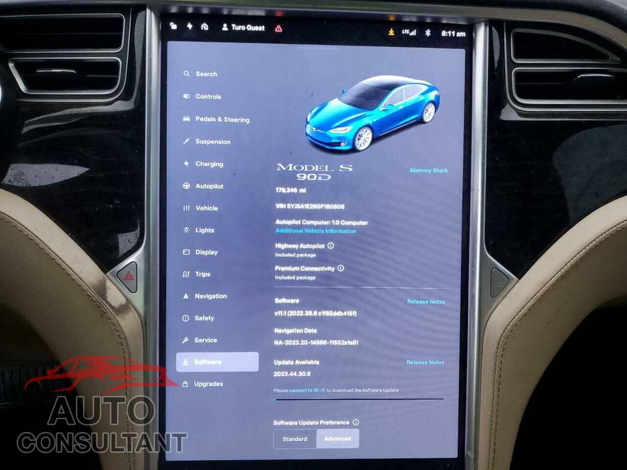 TESLA MODEL S 2016 - 5YJSA1E26GF160806