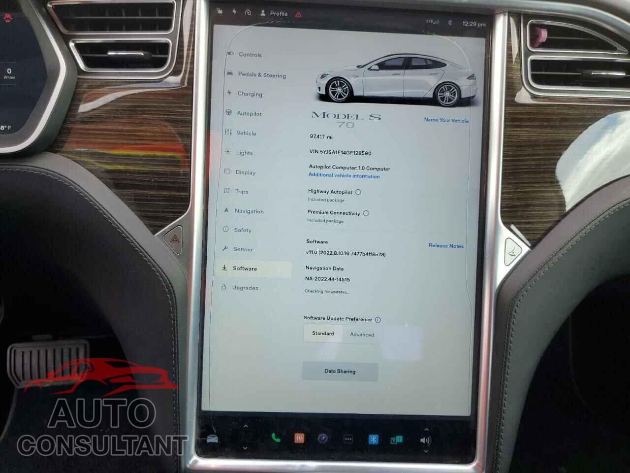 TESLA MODEL S 2016 - 5YJSA1E14GF128590