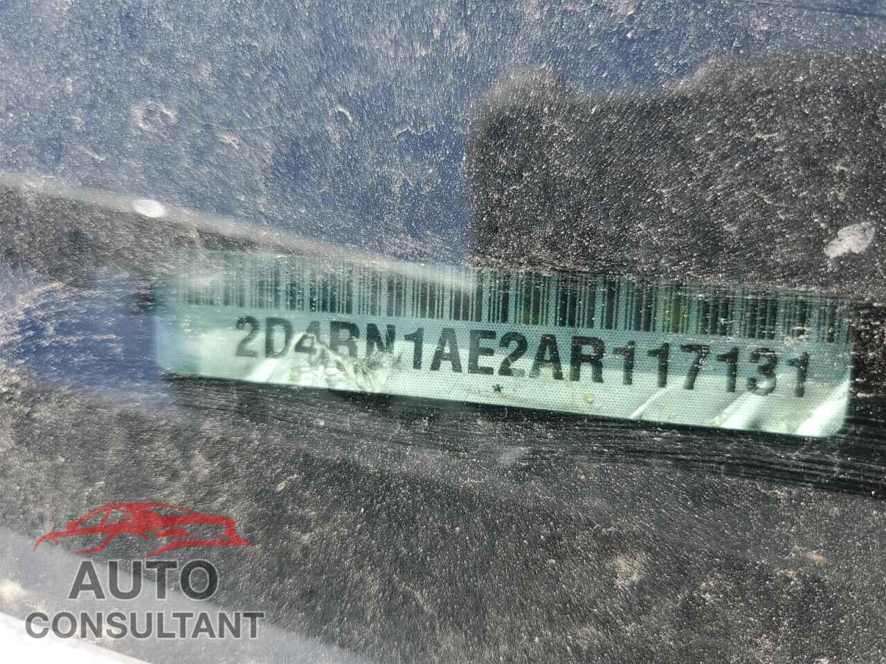 DODGE CARAVAN 2012 - 2D4RN1AE2AR117131