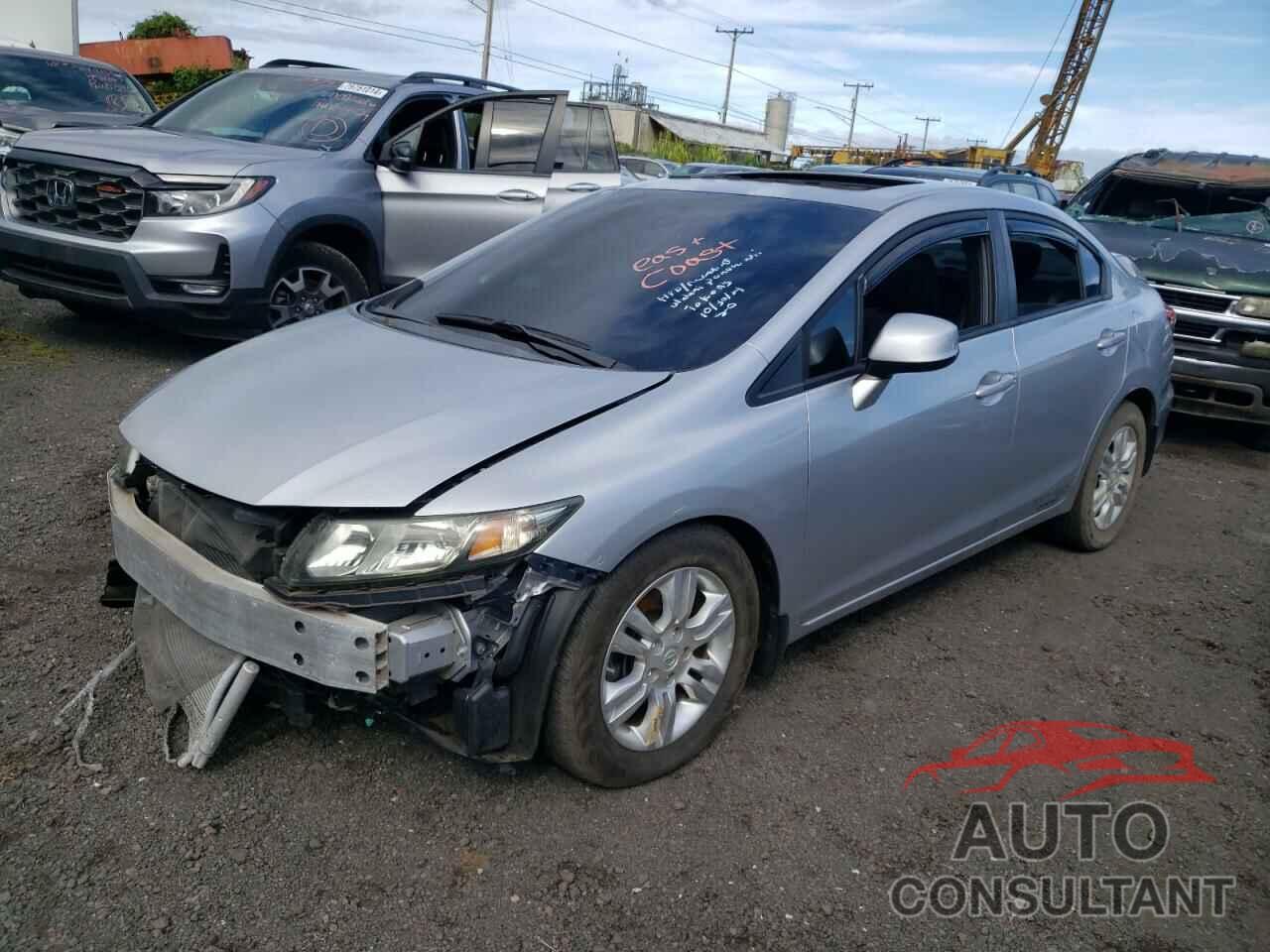 HONDA CIVIC 2013 - 2HGFB6E50DH702415