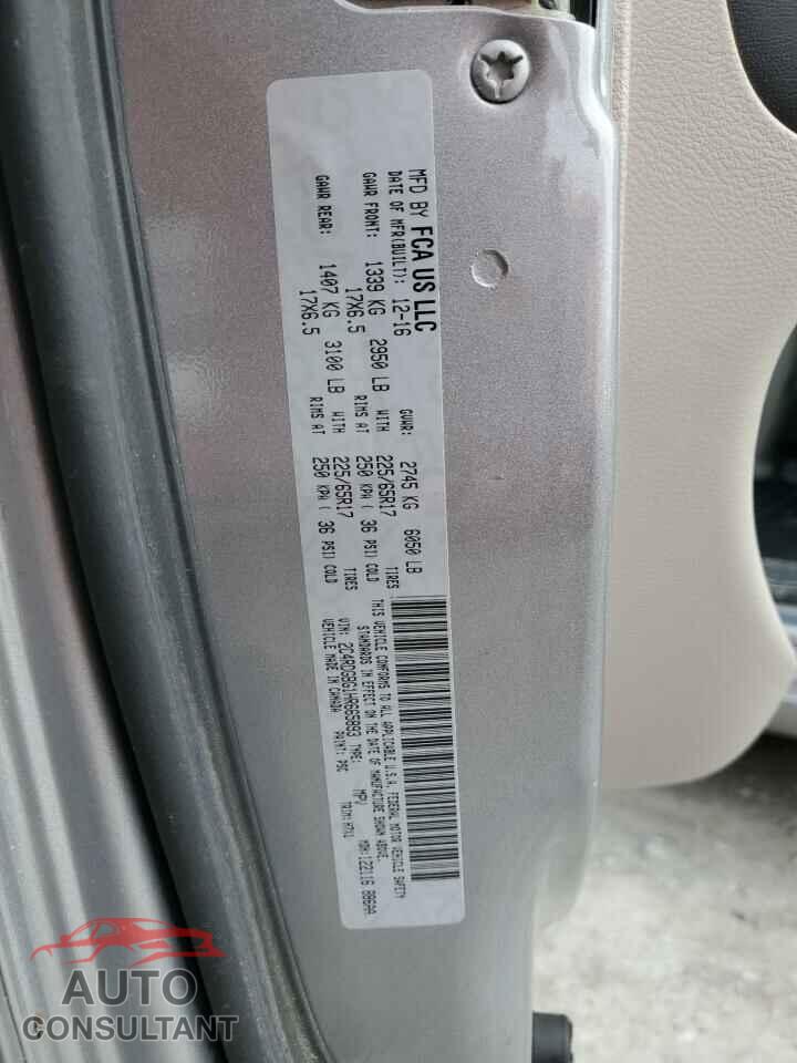 DODGE CARAVAN 2017 - 2C4RDGBG1HR665893