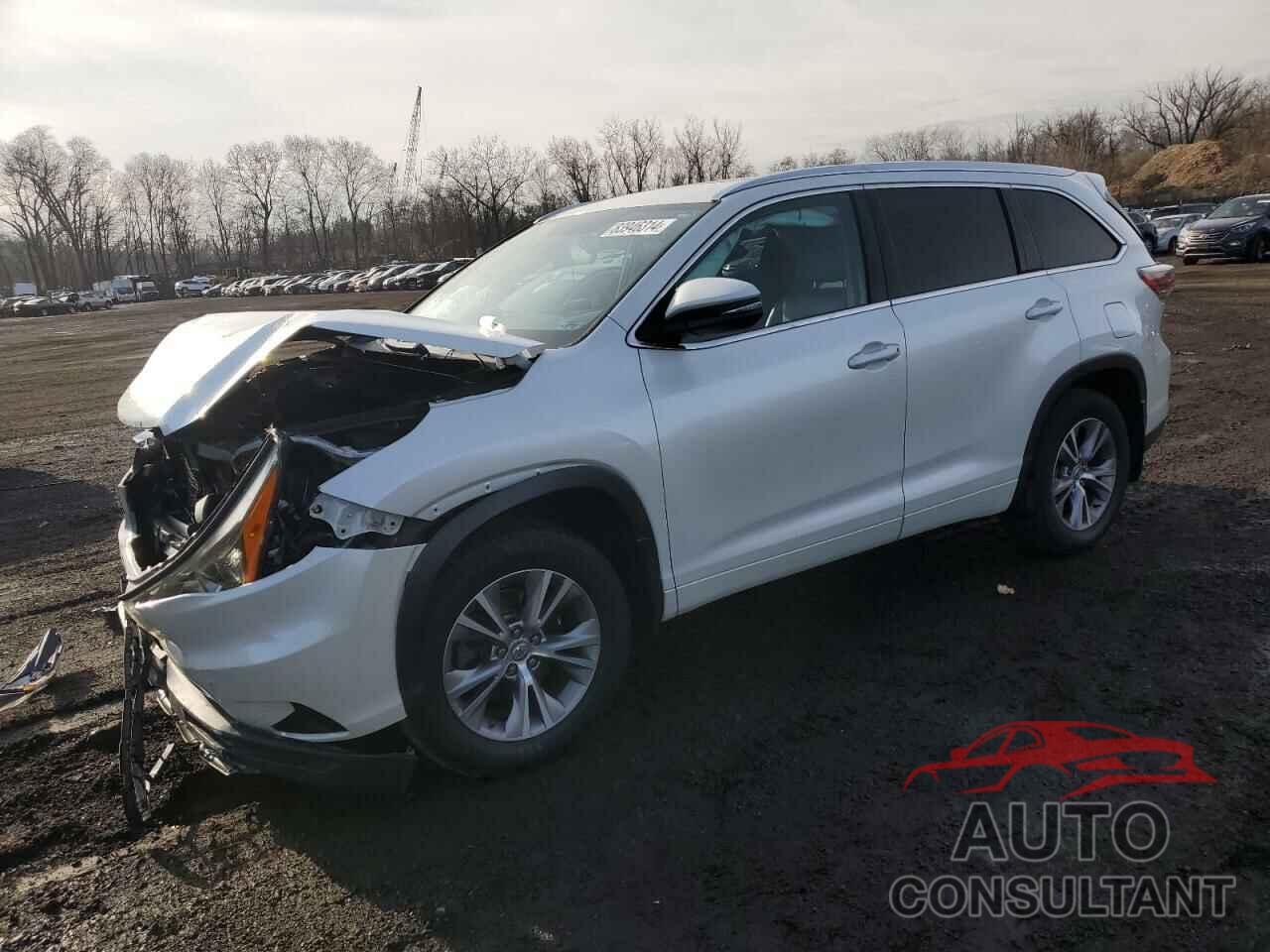 TOYOTA HIGHLANDER 2015 - 5TDJKRFH3FS186249