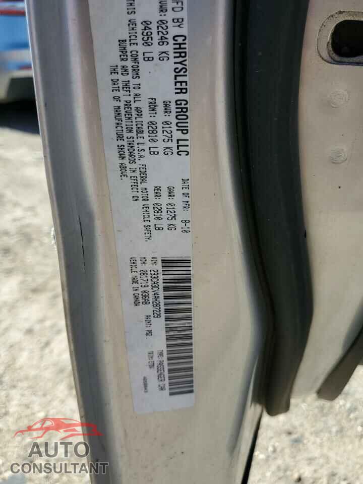 DODGE CHARGER 2010 - 2B3CA3CV4AH287229