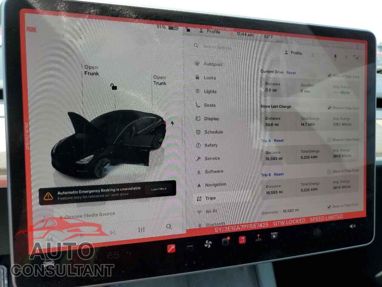 TESLA MODEL 3 2023 - 5YJ3E1EA7PF557425