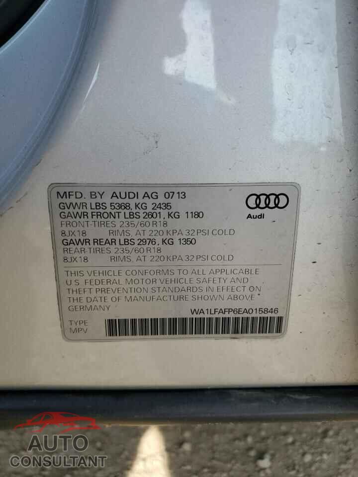 AUDI Q5 2014 - WA1LFAFP6EA015846
