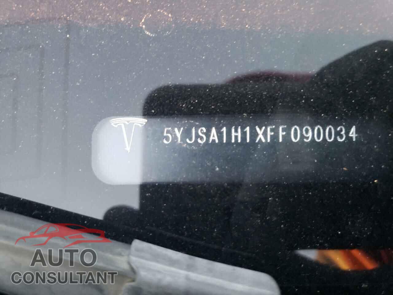 TESLA MODEL S 2015 - 5YJSA1H1XFF090034