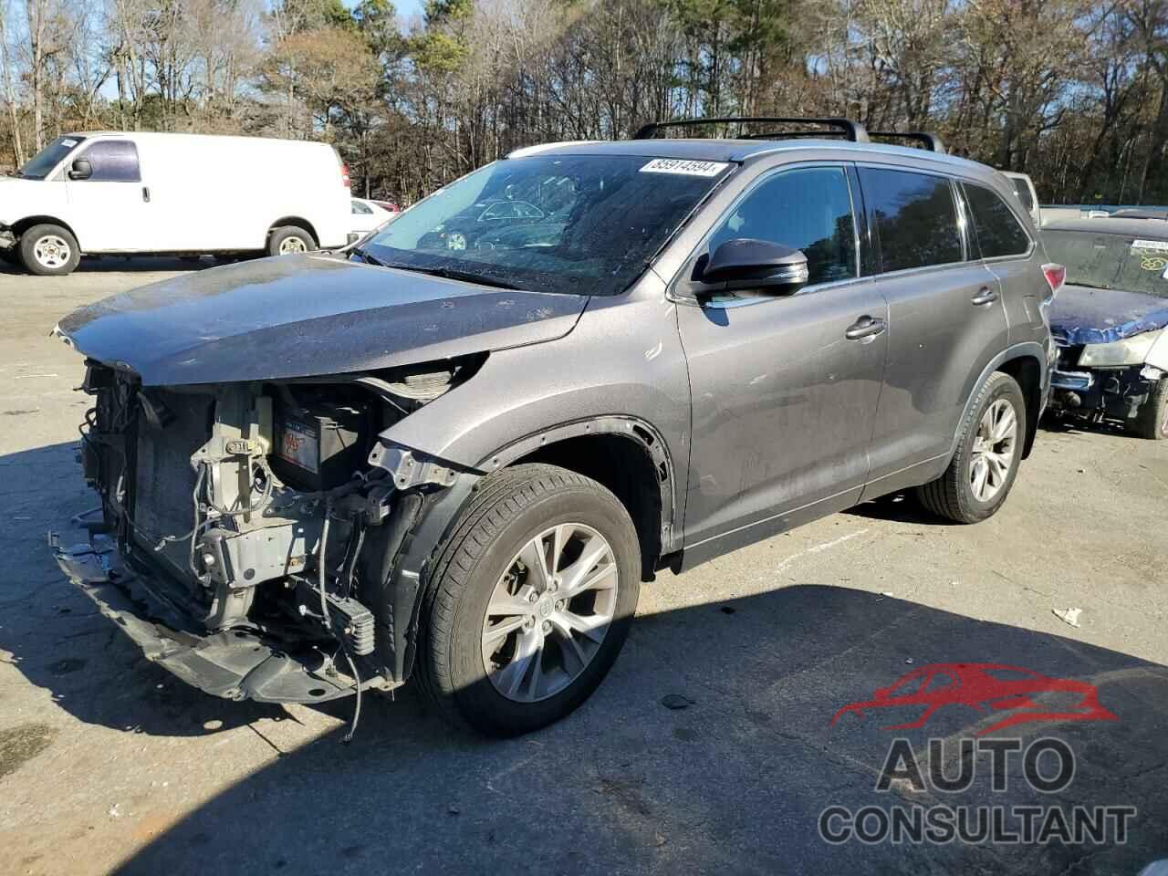 TOYOTA HIGHLANDER 2014 - 5TDJKRFH0ES035559