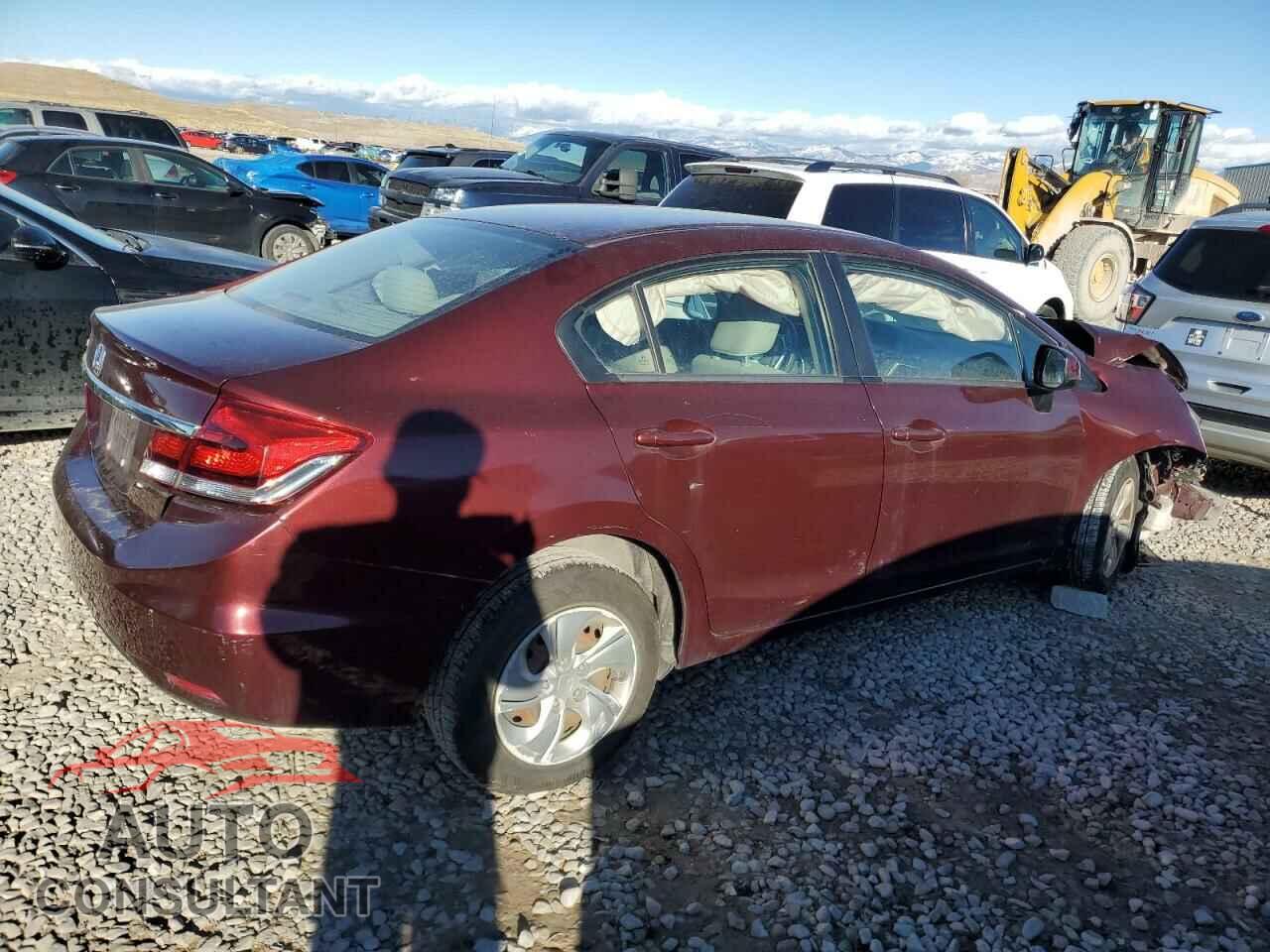 HONDA CIVIC 2013 - 19XFB2F52DE025076