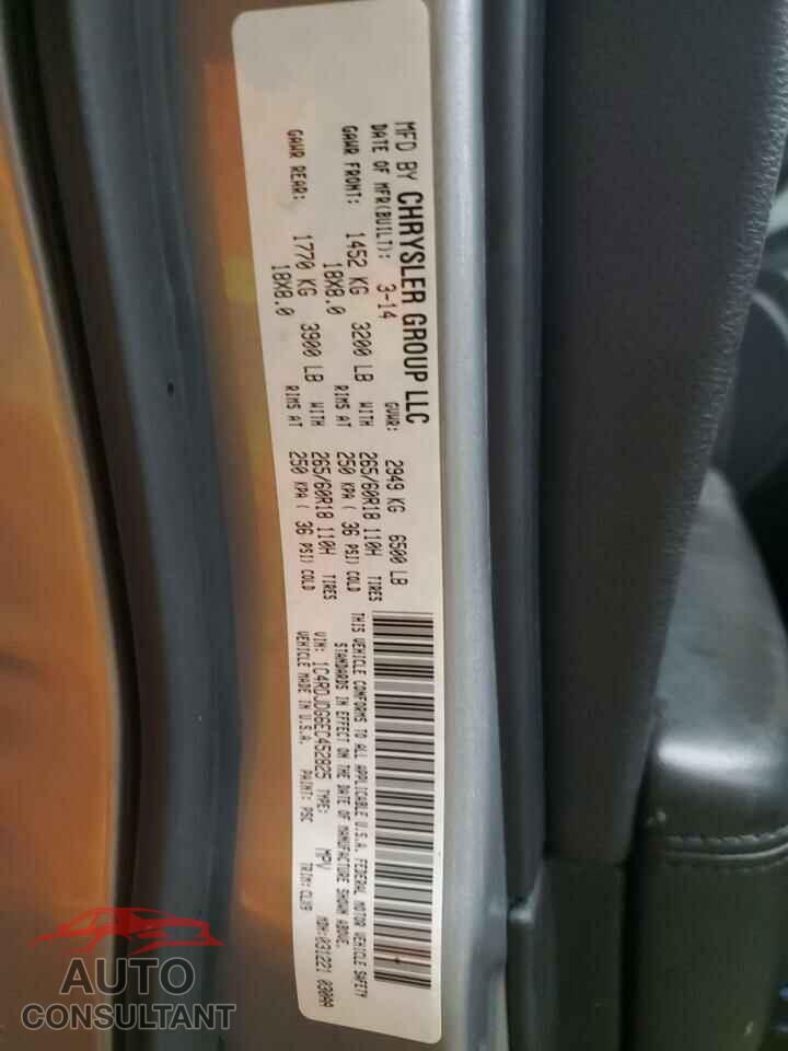 DODGE DURANGO 2014 - 1C4RDJDG6EC452825