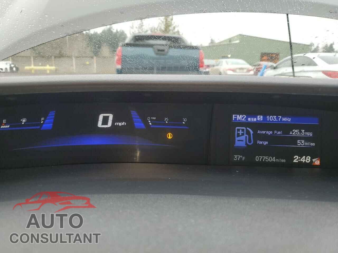 HONDA CIVIC 2013 - 19XFB2F56DE264596