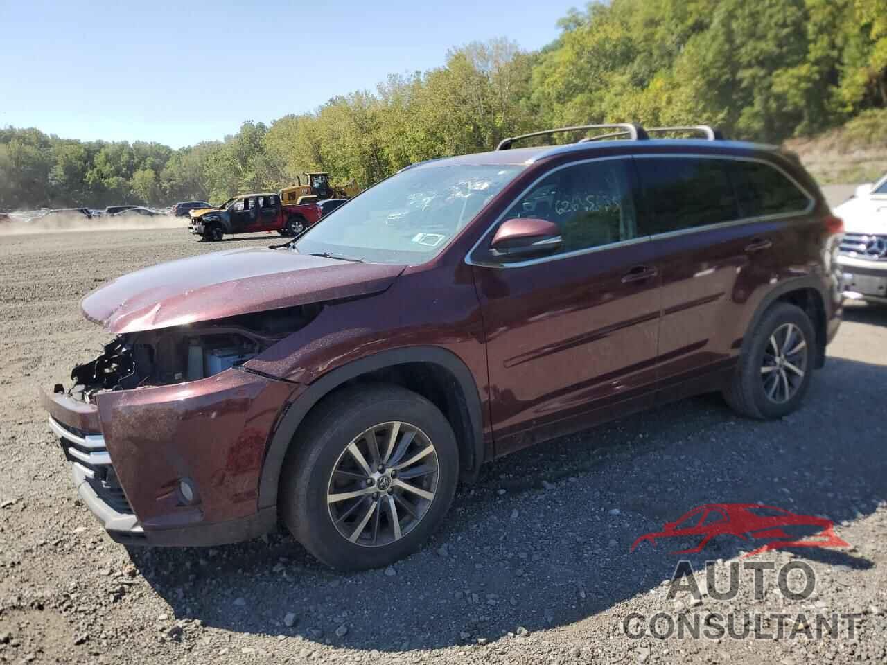 TOYOTA HIGHLANDER 2017 - 5TDJZRFH3HS450178
