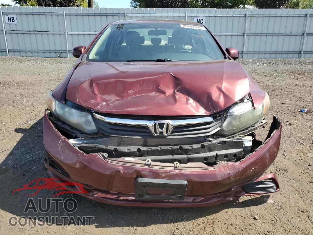 HONDA CIVIC 2012 - 2HGFB2F8XCH608073