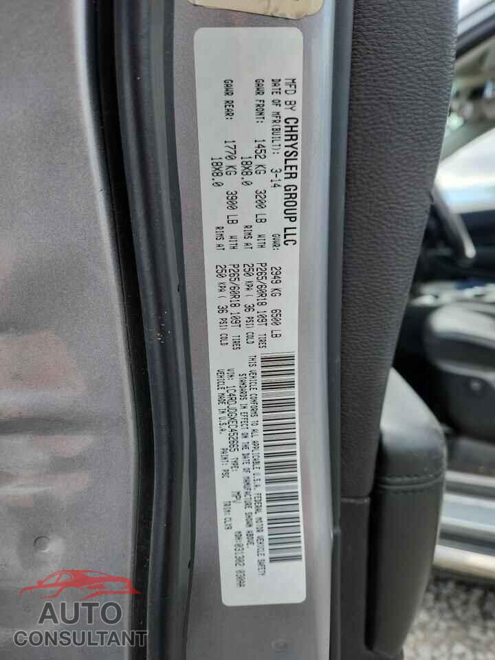 DODGE DURANGO 2014 - 1C4RDJDGXEC452665