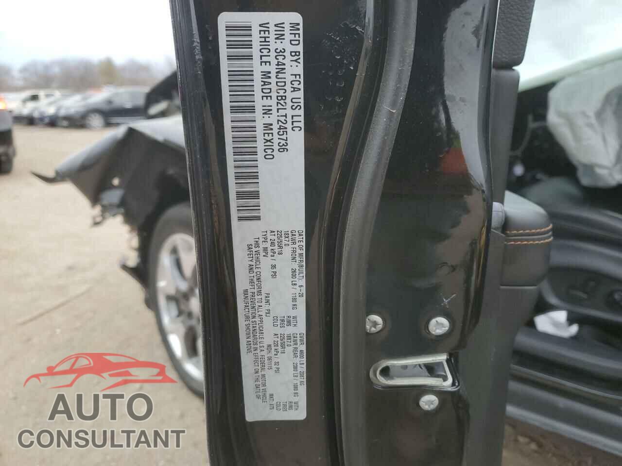 JEEP COMPASS 2020 - 3C4NJDCB2LT245736