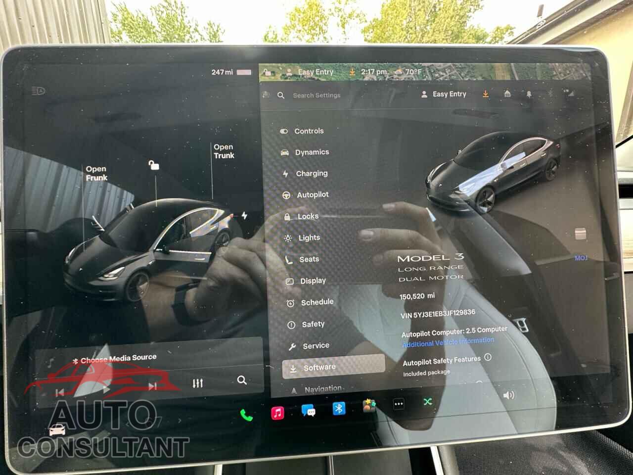 TESLA MODEL 3 2018 - 5YJ3E1EB3JF129836