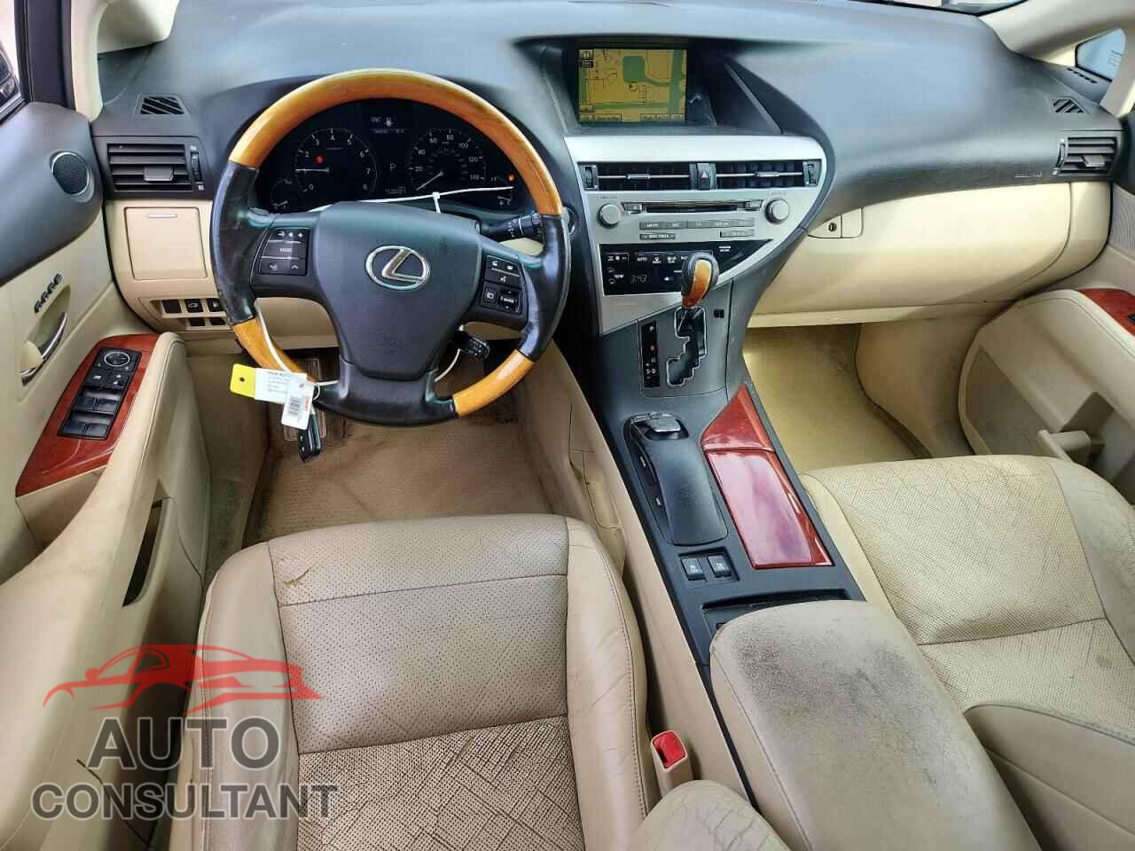 LEXUS RX350 2010 - 2T2BK1BA2AC059181