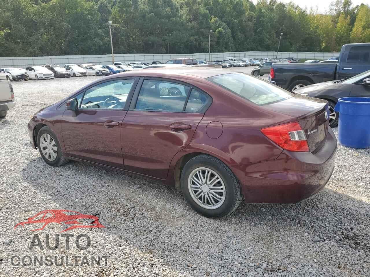HONDA CIVIC 2012 - 19XFB2F58CE090867