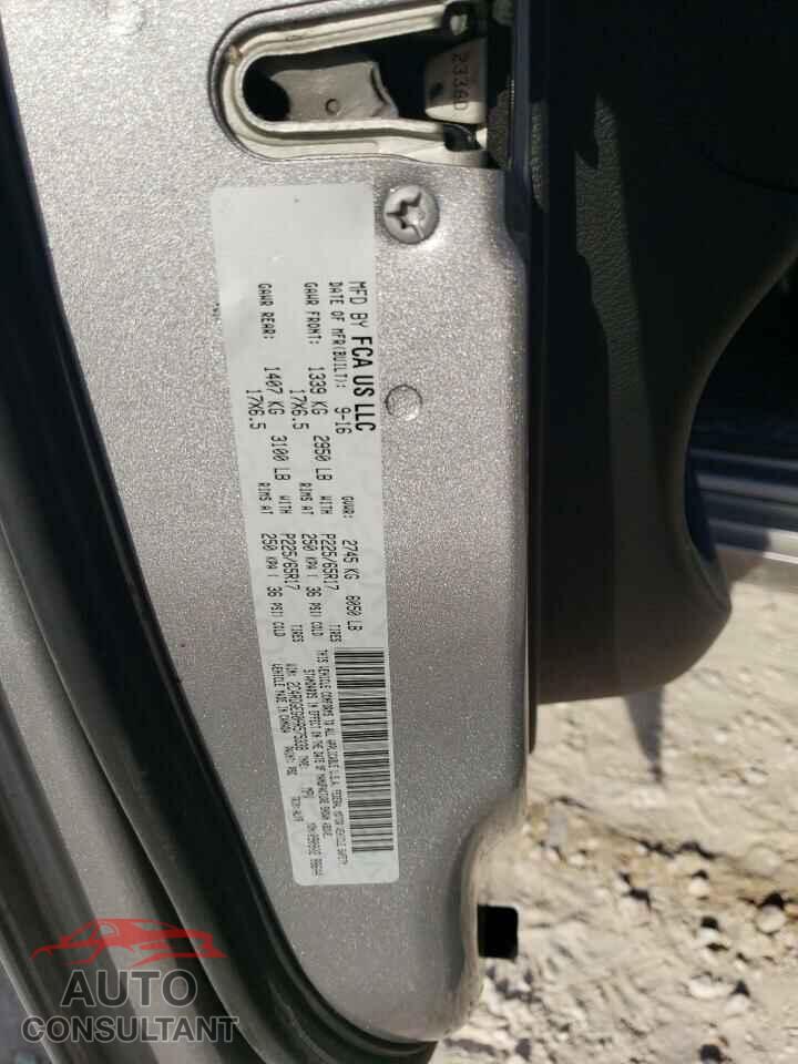 DODGE CARAVAN 2017 - 2C4RDGEG0HR575338