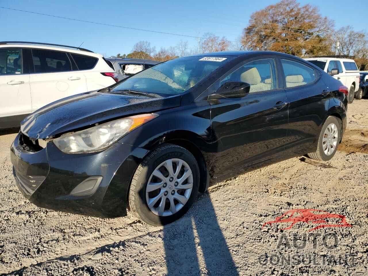 HYUNDAI ELANTRA 2012 - KMHDH4AE9CU395204