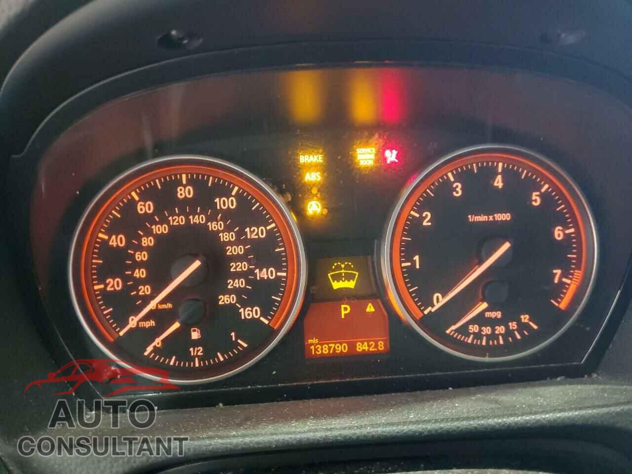 BMW 3 SERIES 2011 - WBAPK7C51BA970295