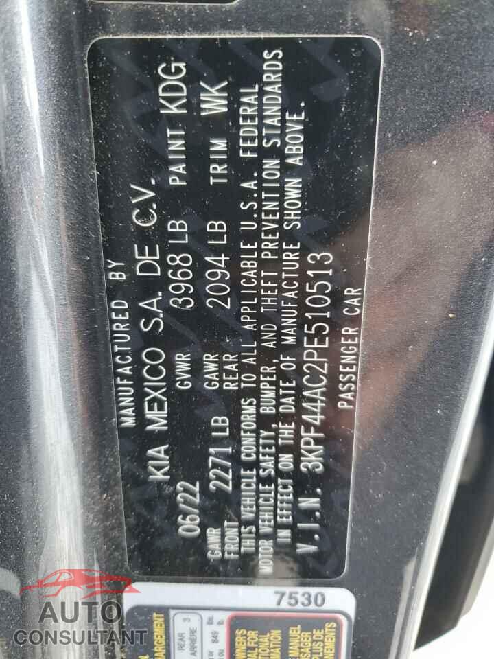 KIA FORTE 2023 - 3KPF44AC2PE510513
