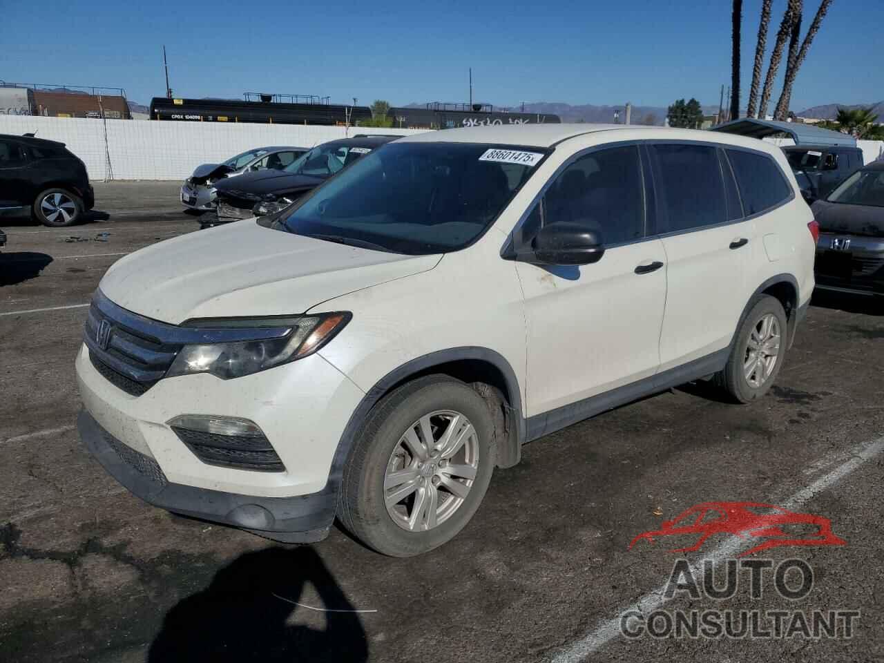 HONDA PILOT 2017 - 5FNYF5H12HB039357