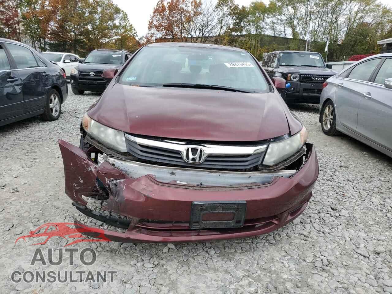 HONDA CIVIC 2012 - 2HGFB2F84CH537307