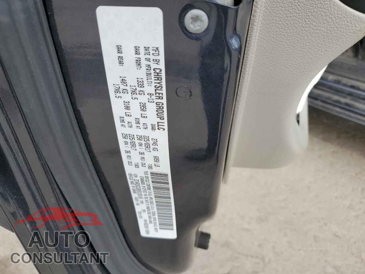DODGE CARAVAN 2014 - 2C4RDGCG9ER128103