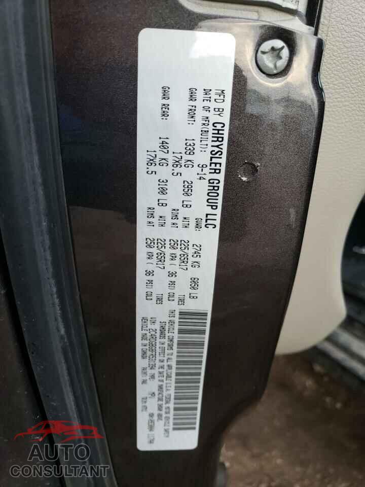 DODGE CARAVAN 2015 - 2C4RDGBG8FR531394