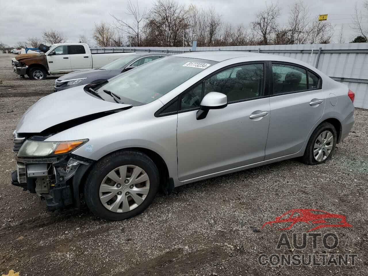 HONDA CIVIC 2012 - 2HGFB2F43CH043453