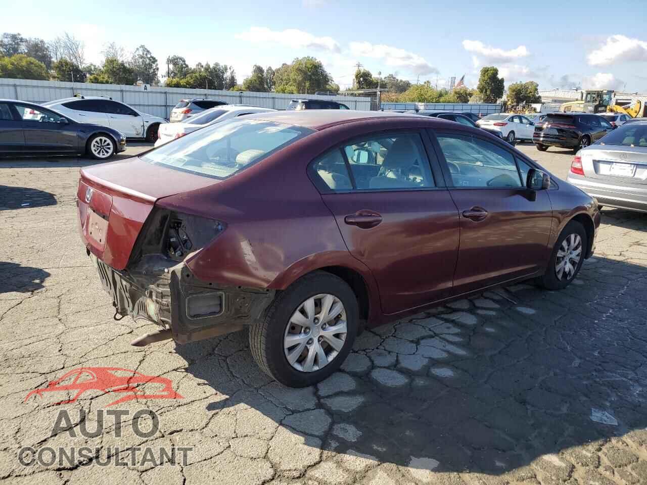 HONDA CIVIC 2012 - 2HGFB2F59CH552908