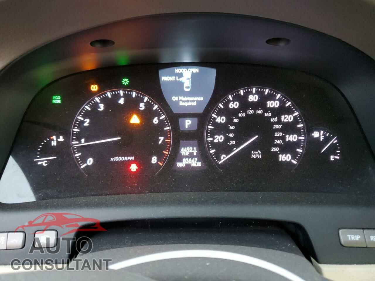 LEXUS LS460 2010 - JTHGL5EF9A5040354